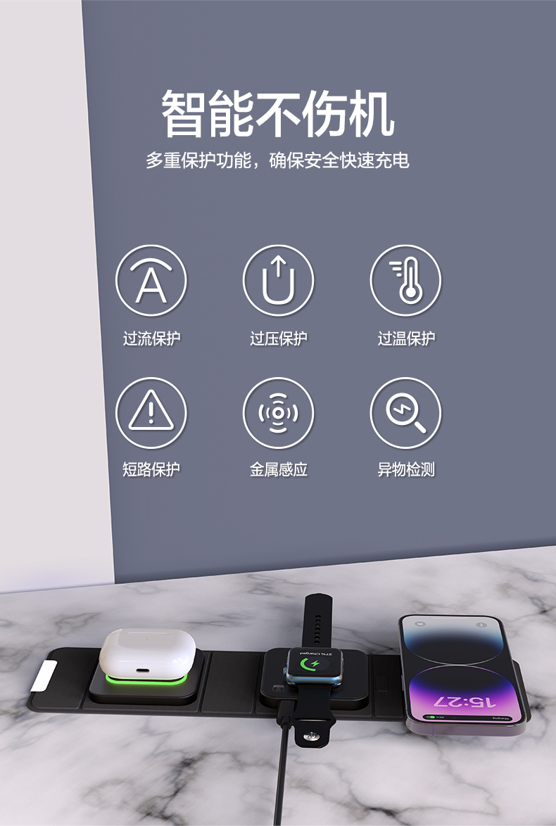 折叠无线充_折叠无线充电器_澳德鸿官网